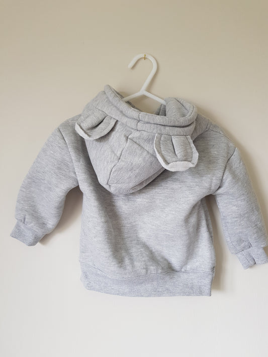 Grey Bear Hoodie